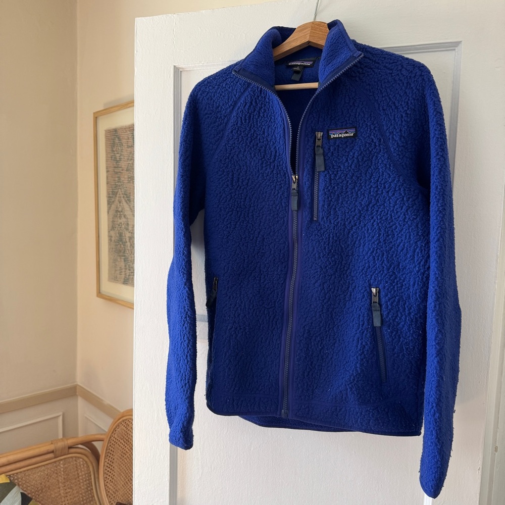 Men's Blue Fleece Jacket